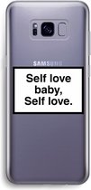 Case Company® - Samsung Galaxy S8 Plus hoesje - Self love - Soft Cover Telefoonhoesje - Bescherming aan alle Kanten en Schermrand