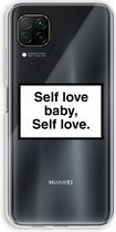 Case Company® - Huawei P40 Lite hoesje - Self love - Soft Cover Telefoonhoesje - Bescherming aan alle Kanten en Schermrand