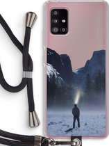Case Company® - Samsung Galaxy A51 5G hoesje met Koord - Wanderlust - Telefoonhoesje met Zwart Koord - Bescherming aan alle Kanten en Over de Schermrand