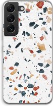 Case Company® - Samsung Galaxy S22 hoesje - Terrazzo N°4 - Soft Cover Telefoonhoesje - Bescherming aan alle Kanten en Schermrand