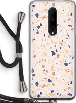 Case Company® - OnePlus 7 Pro hoesje met Koord - Terrazzo N°23 - Telefoonhoesje met Zwart Koord - Bescherming aan alle Kanten en Over de Schermrand