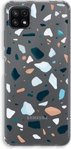 Case Company® - Samsung Galaxy A22 5G hoesje - Terrazzo N°13 - Soft Cover Telefoonhoesje - Bescherming aan alle Kanten en Schermrand