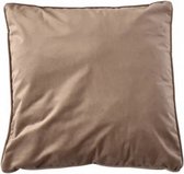 sierkussen London 60 x 60 cm polyester taupe