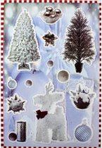 stickervel Frosty 20 x 29,5 cm lila 13 stuks