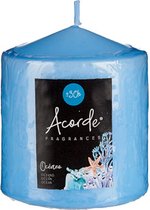 geurkaars Oceaan 7 x 7 x 8 cm wax blauw