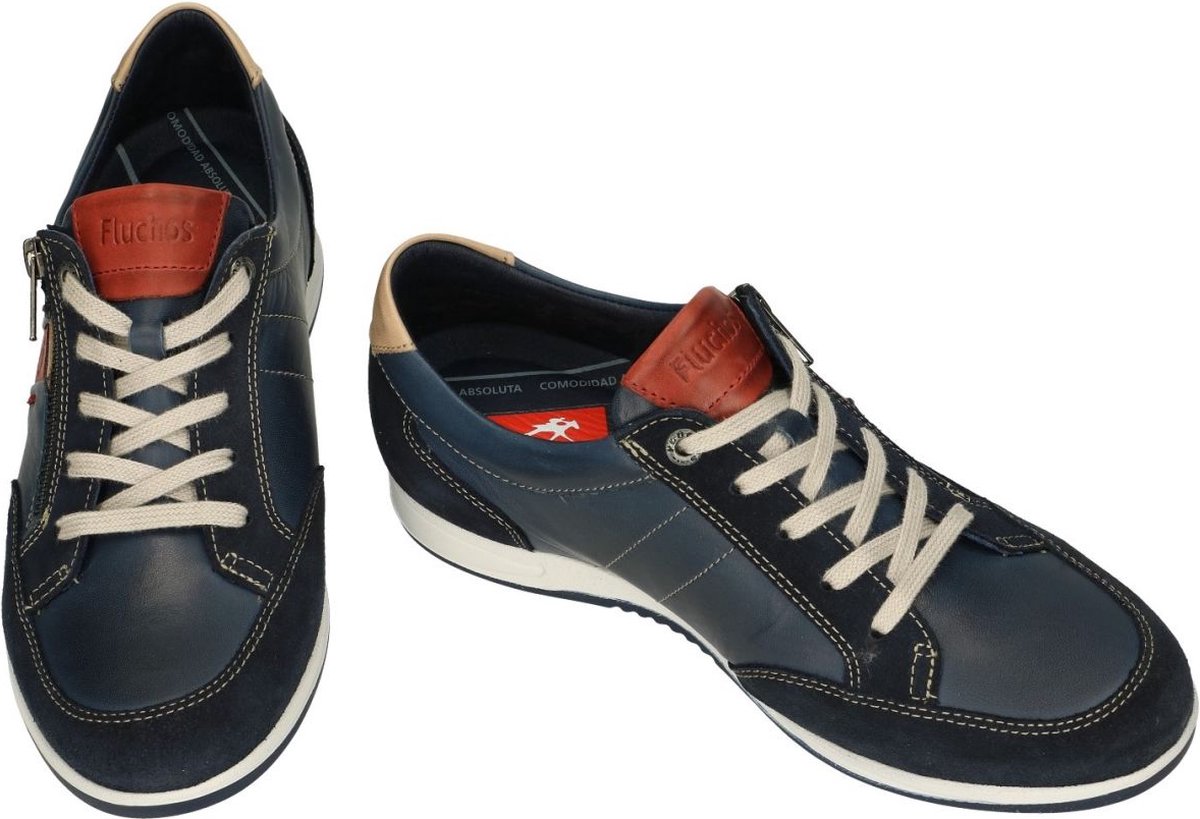 Fluchos -Heren - blauw donker - sneakers - maat 46