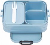 lunchbox Take a Break 18,5 x 12 x 6,5 cm lichtblauw