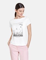 TAIFUN Dames T-shirt met fotoprint, GOTS