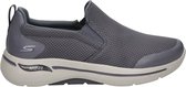 Skechers Go Walk Arch Fit heren sneaker - Grijs - Maat 41