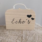 Het blije snoetje - Echo - Echo bewaren - Echo bewaardoosje - Echo bewaarkoffertje