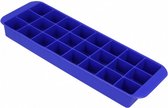 ijsblokjesvorm 26 x 9 cm rubber blauw