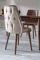 WOODINTERIEUR | Eetkamerstoelen | ARMADA | (Materiaal) | Houten poten |