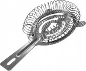 cocktailzeef 14,5 x 9 x 2 cm RVS zilver