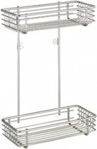 doucherek Milano Duo 25 x 37 cm staal chroom 2-delig
