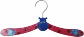 kledinghanger Nijlpaard junior 29 cm hout fuchsia/blauw