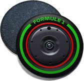 ILOJ onderzetter - Formule 1 - RedBull - intermediate band groen - 2022 - rond