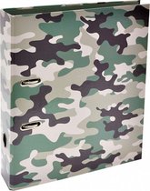 ordner Camouflage A4 karton 8 cm groen