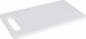 snijplank 25 x 15 cm polyethyleen wit