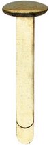 splitpennen 17 x 7 mm messing goud 100 stuks