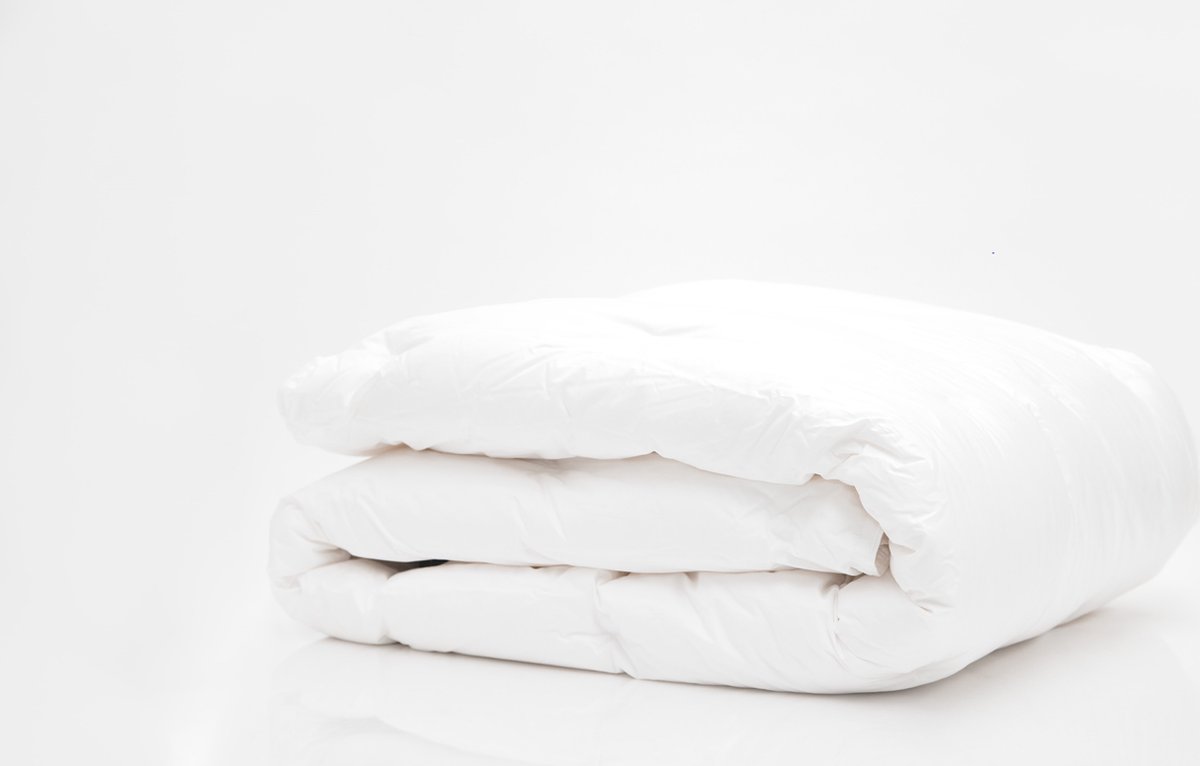 Plutex Donsdeken - 95% witte Poolse ganzendons - 200x220 - Herfst/Lente