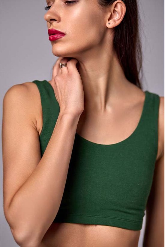 Frauen Mit Groen Bh