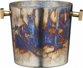ijsemmer 2,5 liter 18 x 25 cm RVS bruin