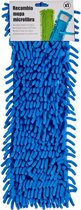 vloerwisser 43 x 16 cm microfiber blauw