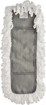 vloerwisser 43 x 13 cm polyester wit/lichtgrijs