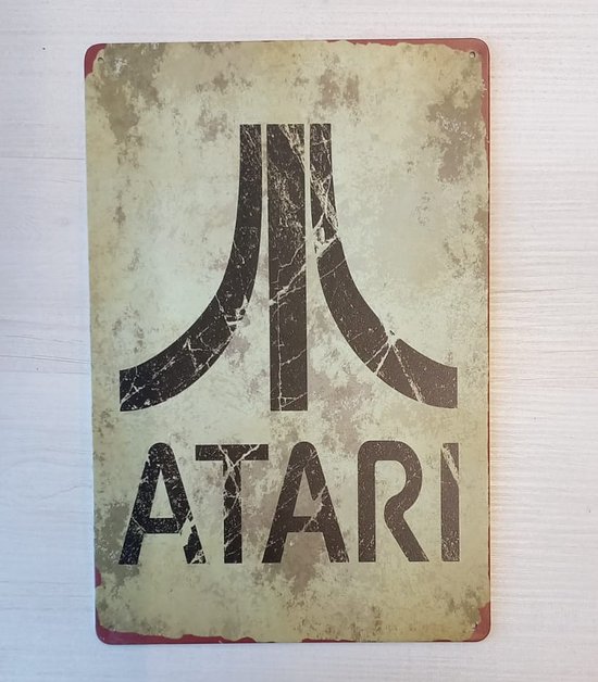 Game Room Sign  - Atari -  Vintage