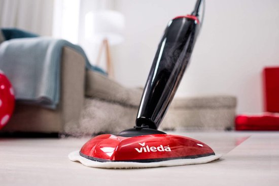 Vileda Steam - Stoomreiniger - Geleverd met 2 microvezeldoeken. een vulbeker en tapijtaccessoire