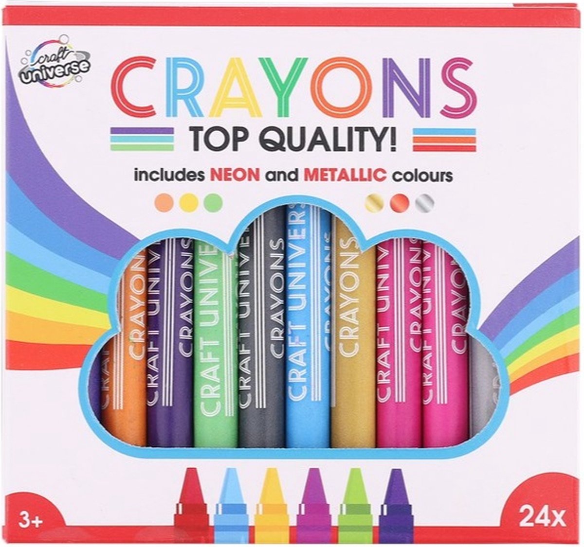 4 Crayons de Cire 8 cm, accessoires de fêtes, enfant, anniversaires, pas  chers - Badaboum