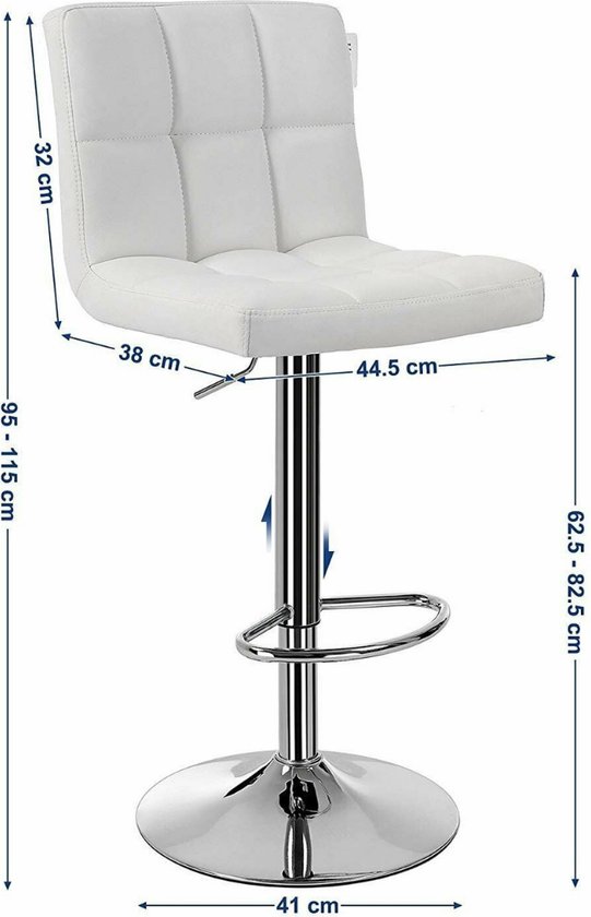 Barkrukken met zithoogte 78-80 cm - De Woon Winkel