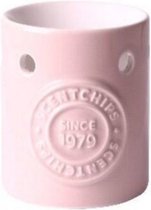 waxbrander Since 1979 9 x 10 cm keramiek roze