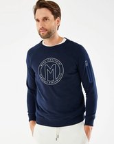 Mexx Crewneck Sweater Mannen - Navy - Maat XL