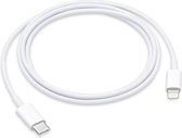 USB C Lightning Kabel - Apple Lightning naar USB C - 1 Meter Fast Charging Kabel iPhone - Wit