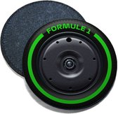 ILOJ onderzetter - Formule 1 -  intermediate band groen - 2022 - rond