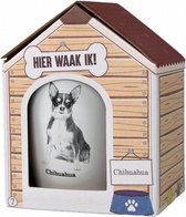 mok Dog Chihuahua 300ml keramiek wit