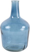 vaas Denley 42 x 25 cm glas blauw