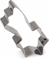 uitsteekvorm Vallende ster 8 cm RVS zilver
