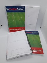 4 Voetbaltrainings- en wedstrijdregistratieboekjes A5 - voetbal - notitie - wedstrijd - training