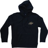KAET - hoodie - unisex - Zwart - maat - L - outdoor - sportief - trui met capuchon - zacht gevoerd
