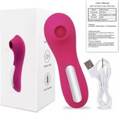 Zuigen Vibrator Clit Sucker Clitoris Stimulator Masturbator Tepel Likken Tong Orale Speelgoed Voor Volwassenen Speeltjes voor Vrouw
