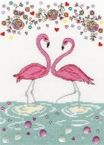 Borduurpakket Love Flamingo - Bothy Threads