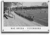 Walljar - NAC Breda - Feyenoord '80 - Muurdecoratie - Plexiglas schilderij