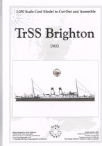 bouwplaat / modelbouw in karton TrSS Brighton (1903) veerboot, schaal 1:250