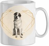 Mok pyrenees 2.2| Hond| Hondenliefhebber | Cadeau| Cadeau voor hem| cadeau voor haar | Beker 31 CL
