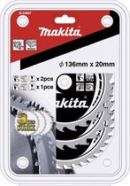 Makita B-33897 Cirkelzaagbladset 136 x 20 x 1 mm 1 set(s)