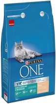 PURINA ONE Special gesteriliseerde kat indoor forel en volkoren 3kg