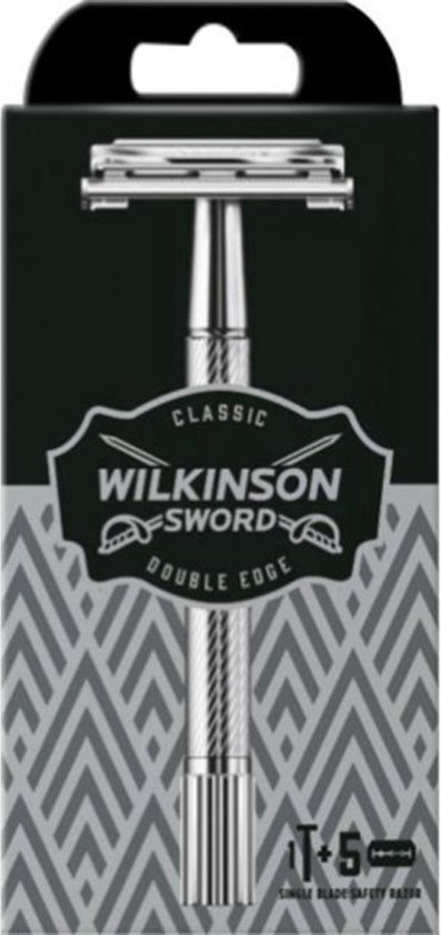 Wilkinson Sword Classic Premium Double Edge Scheerapparaat Inclusief 5 ...