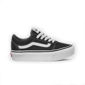 Vans Ward Platform Sneakers Zwart/Wit Kinderen - Maat 33